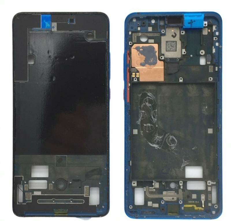 Picture of Marco intermedio chasis de pantalla Para Xiaomi Redmi K20 Azul Desmontaje