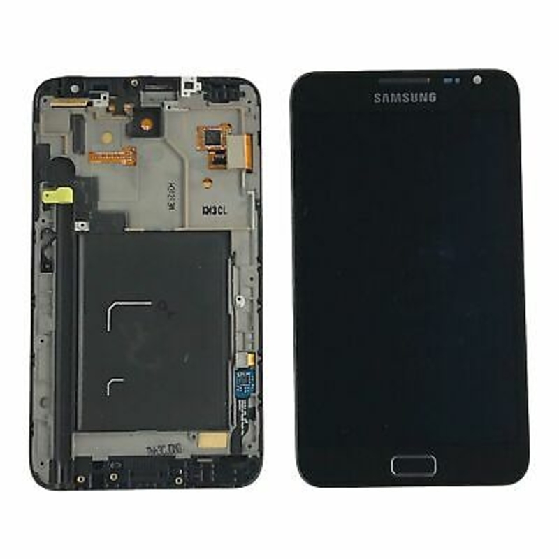 Imagen de Pantalla LCD+Táctil Con Marco Desmontaje Samsung Galaxy Note 1 N7000 Color Negro