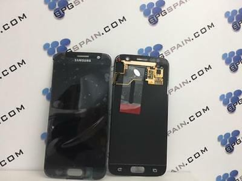 Picture of Pantalla Samsung Galaxy S7 SM-G930  NEGRO ORIGINAL+ADHESIVO  