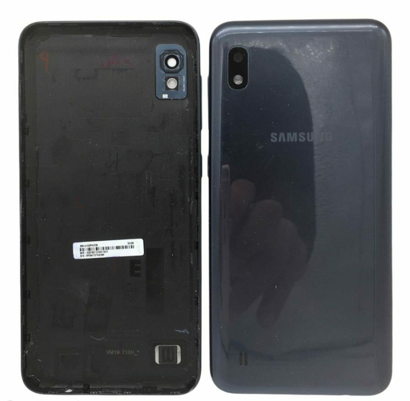 Picture of Tapa Trasera Cubre Batería Para Samsung Galaxy A10 2019 A105 Negro Desmontaje