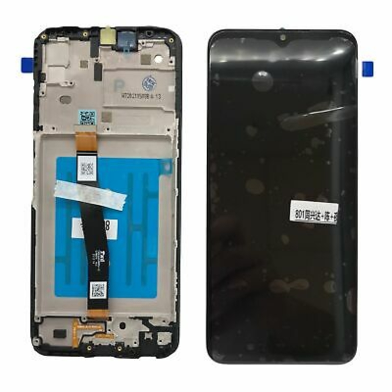 Picture of Pantalla Completa Con Marco Negro Original Para Samsung Galaxy A22 5G SM-A226F