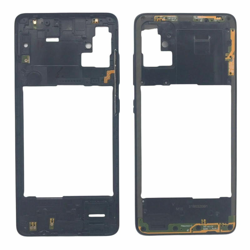 Imagen de Marco intermedio chasis de Pantalla Para Samsung Galaxy A51 SM-A515F Color Negro