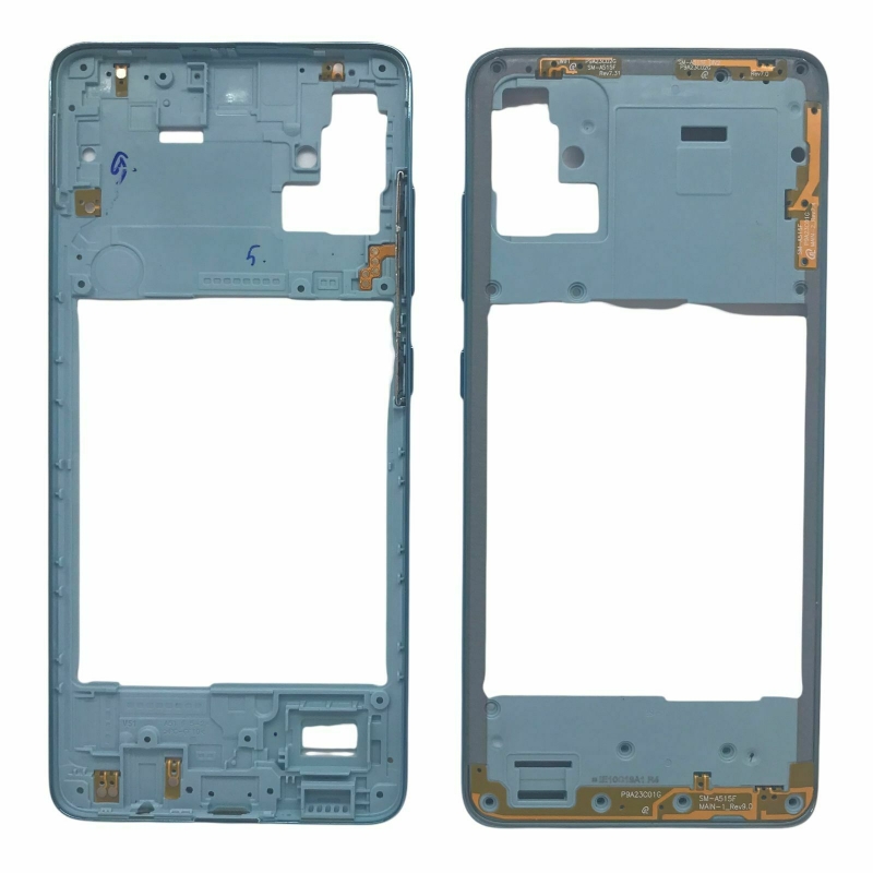 Imagen de Marco intermedio chasis de Pantalla Para Samsung Galaxy A51 SM-A515F Color Azul