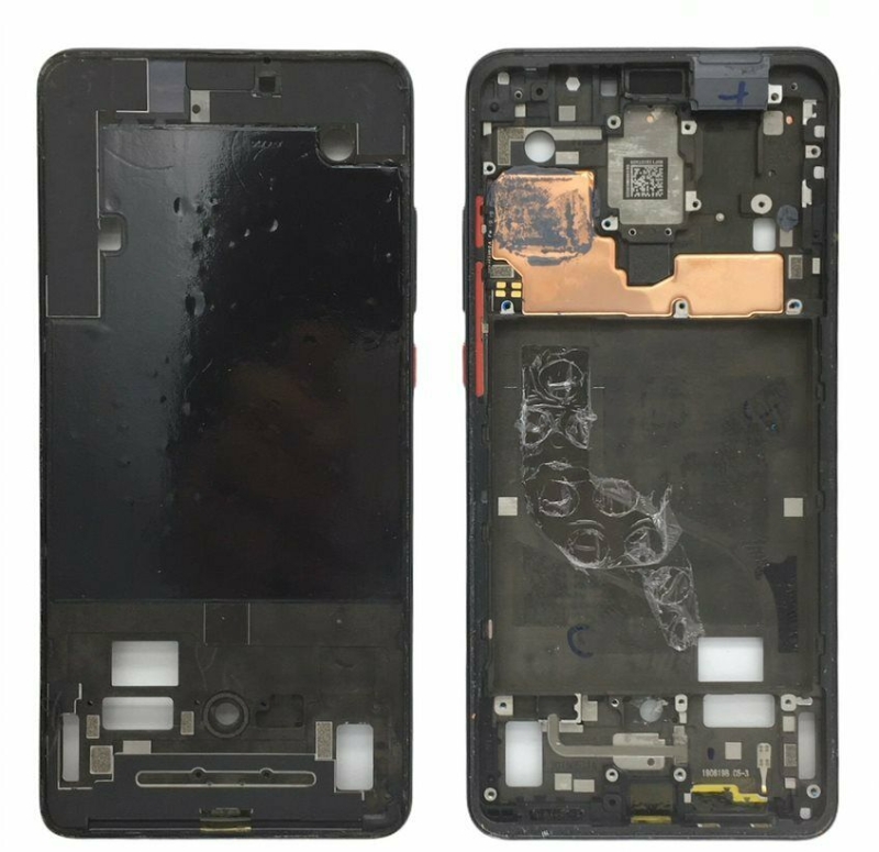 Picture of Marco intermedio chasis de pantalla Para Xiaomi Redmi K20 Negro Desmontaje