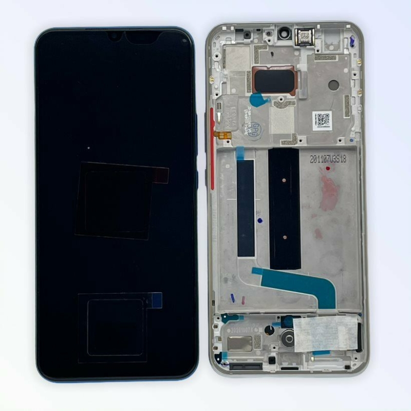 Picture of Pantalla Completa Original Con Marco Plata Para Xiaomi Mi 10 Lite 5G  