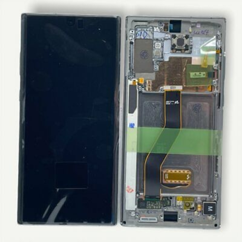 Picture of Pantalla Original Completa Con Marco Plata Para Samsung Galaxy Note 10 plus