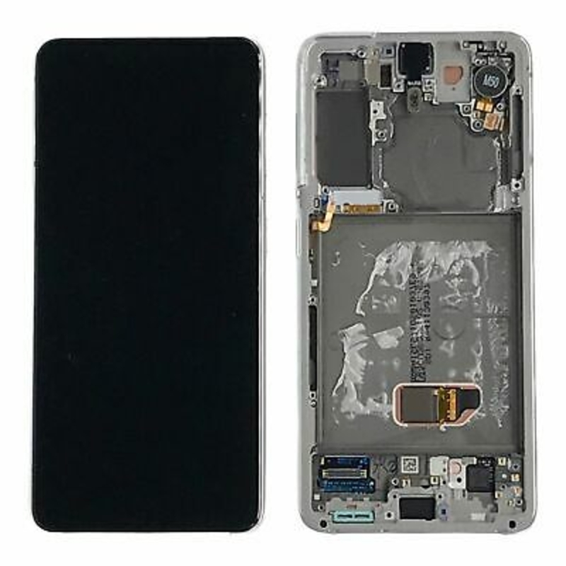 Picture of Pantalla Original LCD +Táctil +Marco Plata Samsung Galaxy S21 4G/5G Desmontaje