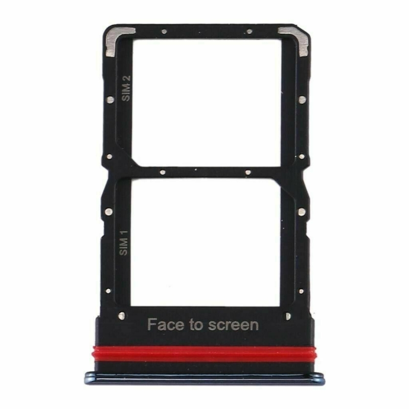 Imagen de Bandeja Tarjeta Sim (Dual) Color Negro Para Xiaomi Mi 10 Lite 5G 