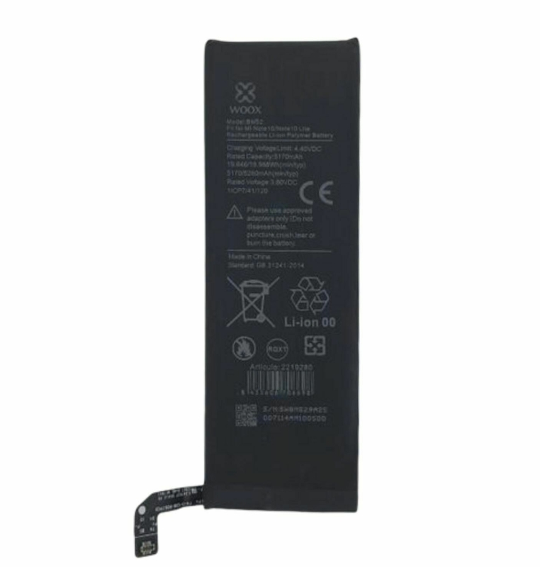 Picture of Batería Para Xiaomi Mi Note 10 Lite (BM52) 5170/5260mAh  
