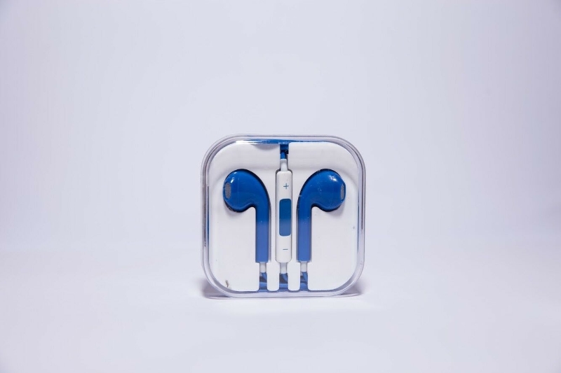 Picture of AURICULARES IPHONE AZUL compatible para IPHONE 5,6,6S ANDROID SAMSUNG XIAOMI 