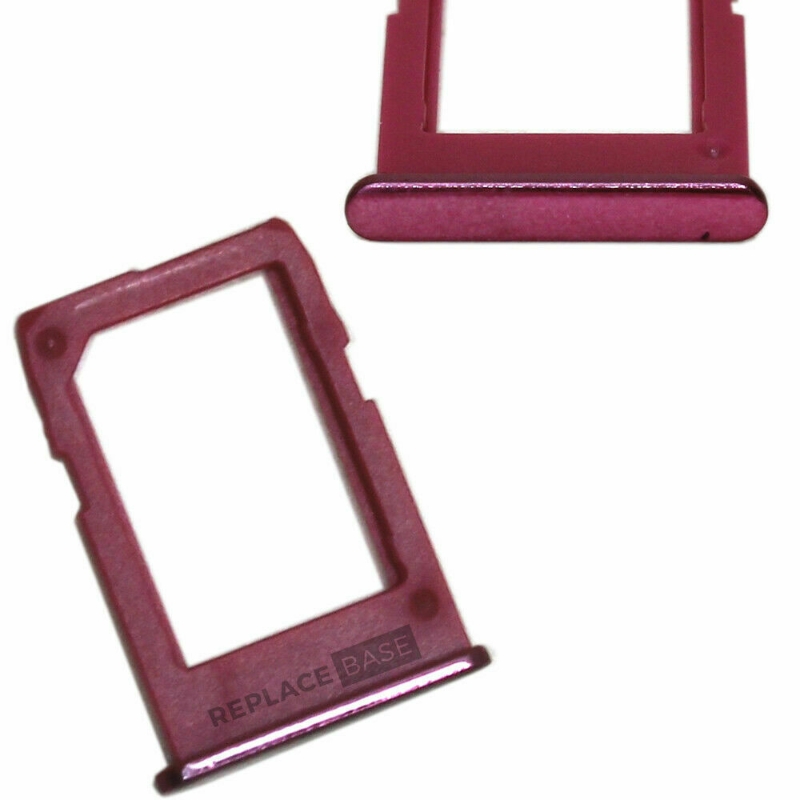 Imagen de Bandeja SIM Para Samsung Galaxy J4+ J415 / J6+ Original Color Rojo 