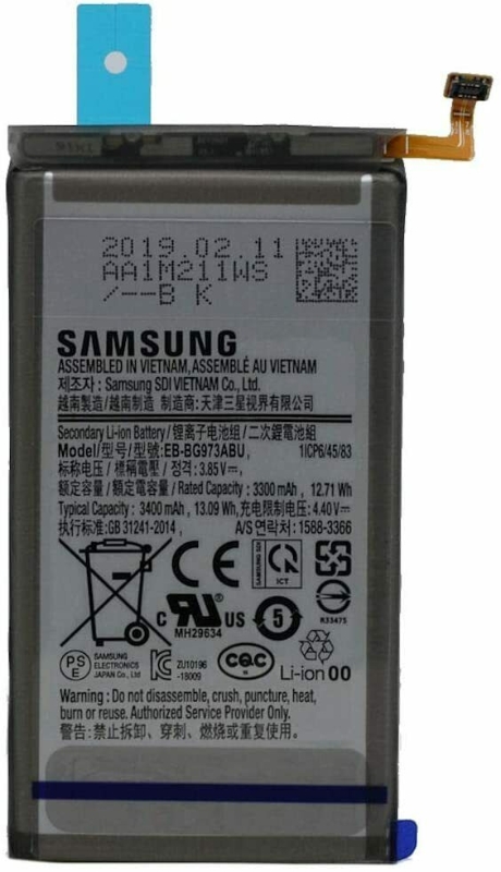 Picture of Batería Original Nueva EB-BG973ABU Para Samsung Galaxy S10 (G973F) 