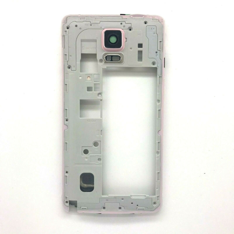 Picture of Chasis Intermedio Marco De Pantalla Rosa Para Samsung Galaxy Note 4 SM-N910