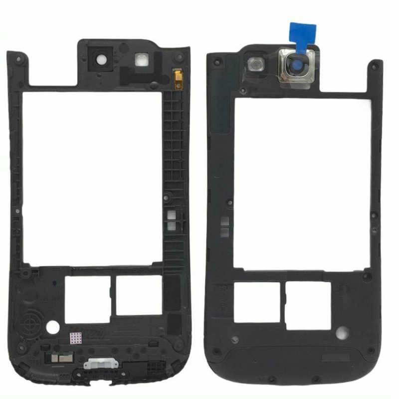 Picture of CHASIS TRASERO MARCO Lateral Para Samsung Galaxy S3 I9300 Color Negro 