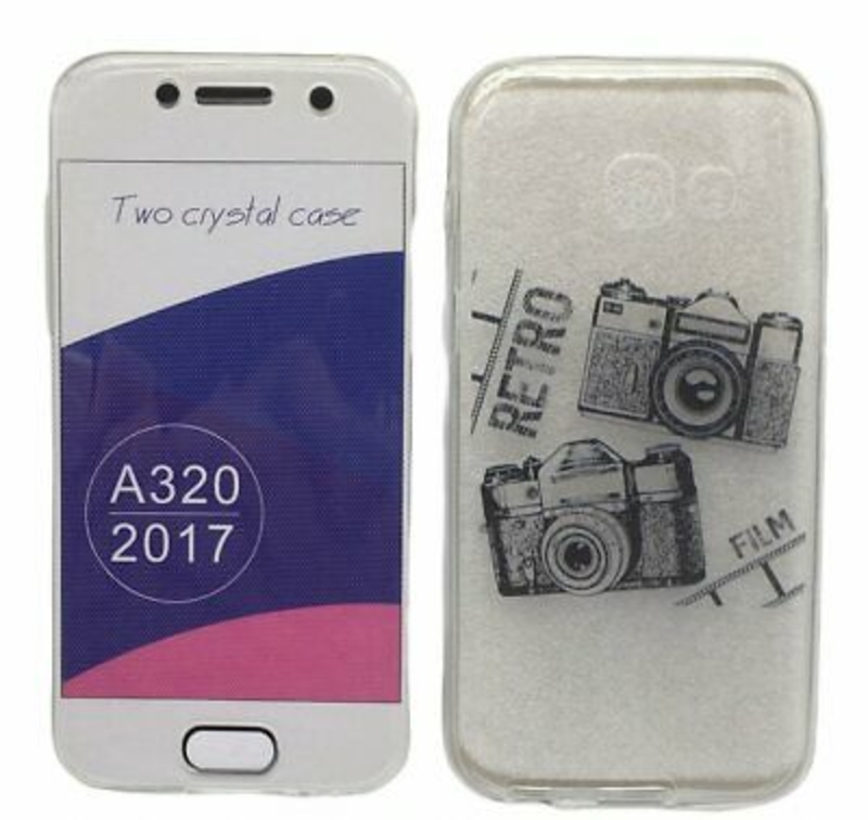 Imagen de Funda doble 360º Para Samsung Galaxy A3 2017 Delantera y trasera Silicona Blanda