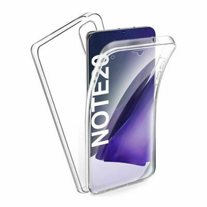 Picture of Funda doble 360º Para Samsung Galaxy Note20 Delantera y trasera Gel Transparente