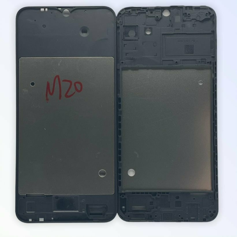 Imagen de Marco Frontal chasis de pantalla Para Samsung Galaxy M20 M205 Negro 