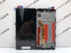 Imagen de  PANTALLA COMPLETA LCD+TACTIL CON MARCO HUAWEI ASCEND P9 NEGRA 