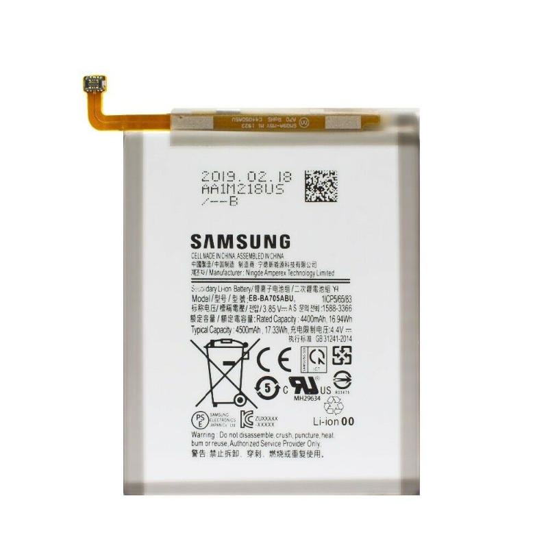 Imagen de Batería EB-BA705ABU Para Samsung Galaxy A70 , A705 4500mAh Desmontaje