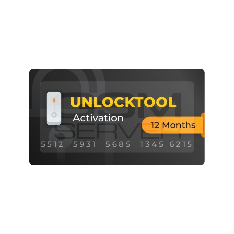 Imagen de Activación Unlocktool para 12 meses (360 días)