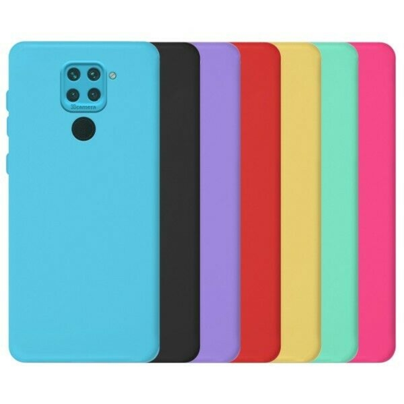 Picture of Funda Silicona Suave Xiaomi Redmi Note 9 con Cámara 3D - 7 Colores
