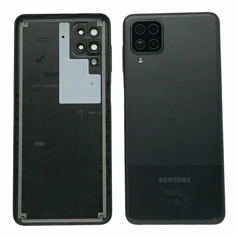 Picture of Tapa Trasera Original Para Samsung Galaxy A12 Negro Desmontaje