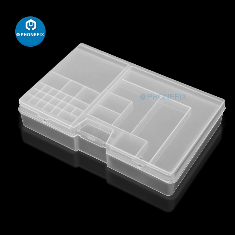 Picture of Caja de almacenamiento multifuncional para reparación de teléfonos móviles, accesorios de reparación de teléfonos móviles, piezas y tablero