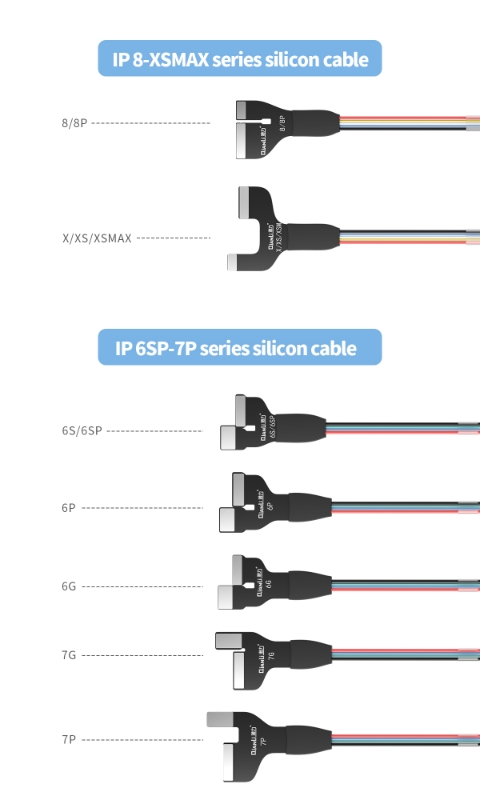 Picture of QianLi iPower Pro Max/Nueva versión de actualización/Generación 7/Teléfono de soporte 6G-14PM/Cable de conexión de alimentación móvil/Cable de arranque