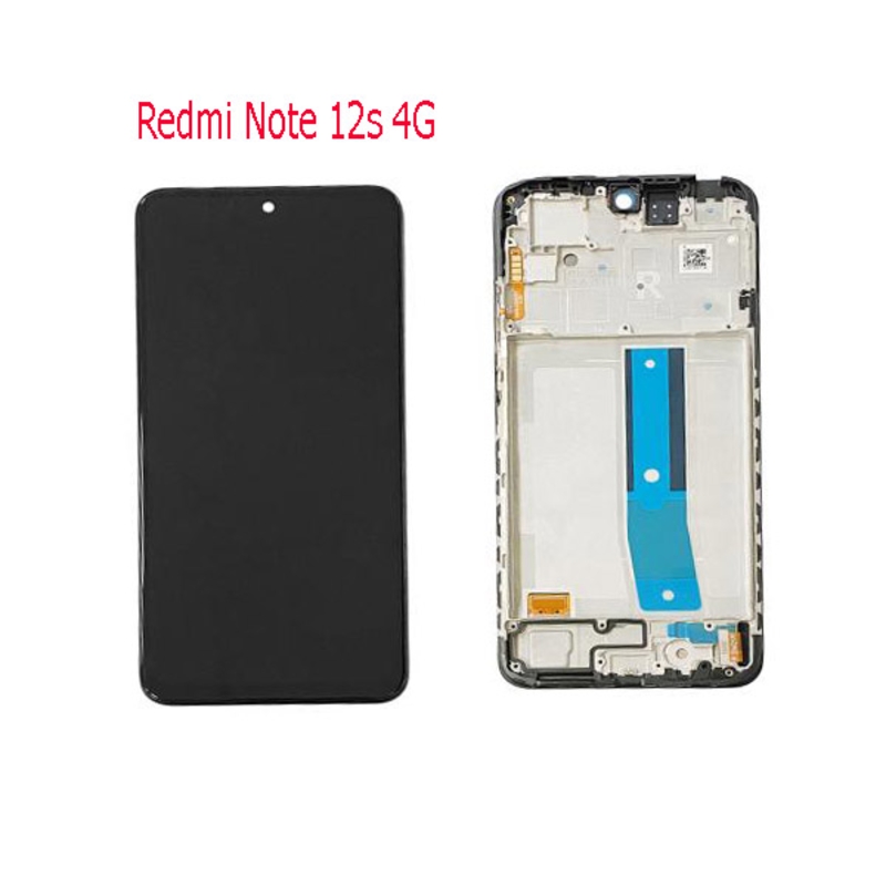 Imagen de Pantalla Original Con Marco Negro Para Xiaomi Redmi Note 12s 4G
