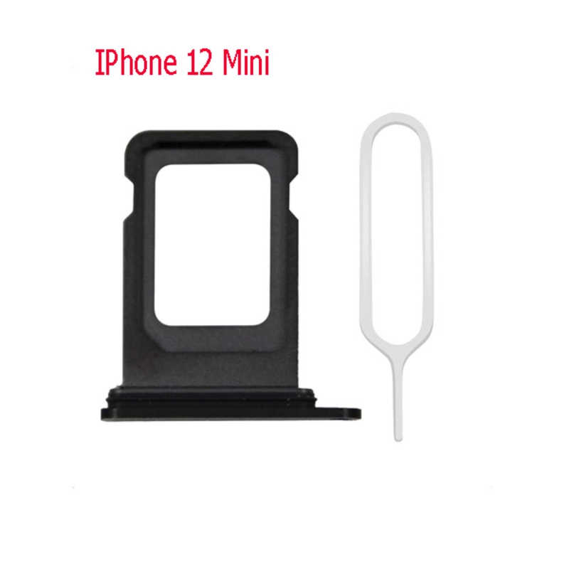 Imagen de Repuesto Bandeja SIM Para Apple IPhone 12 Mini Color Negro